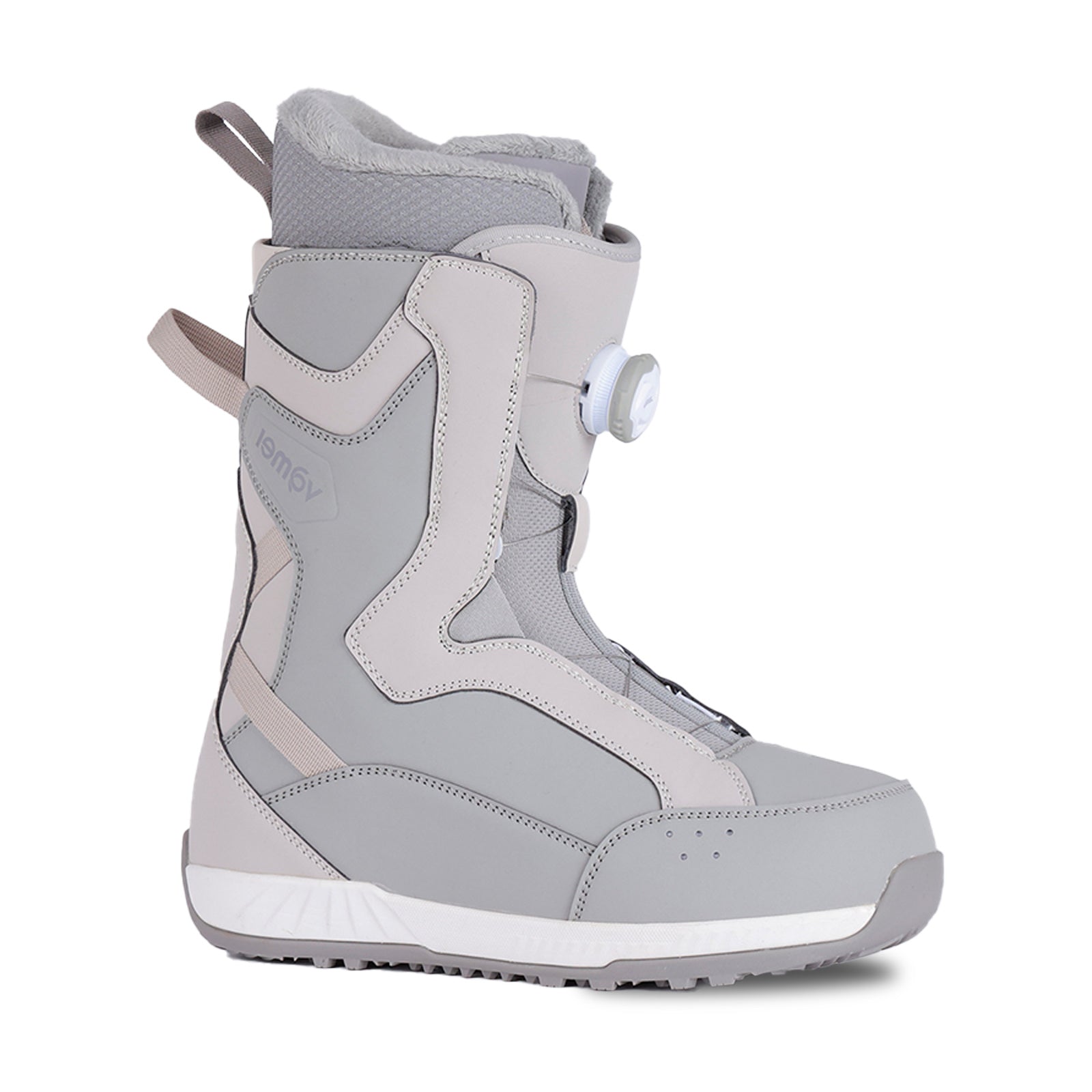 VAMEI Womens Mens Snowboard Boots Grey