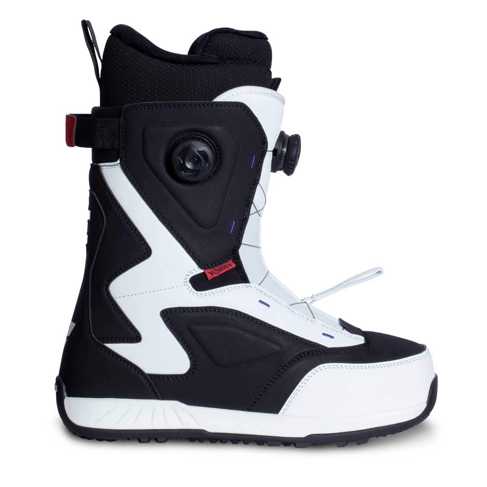 VAMEI Womens Mens Snowboard Boots Black