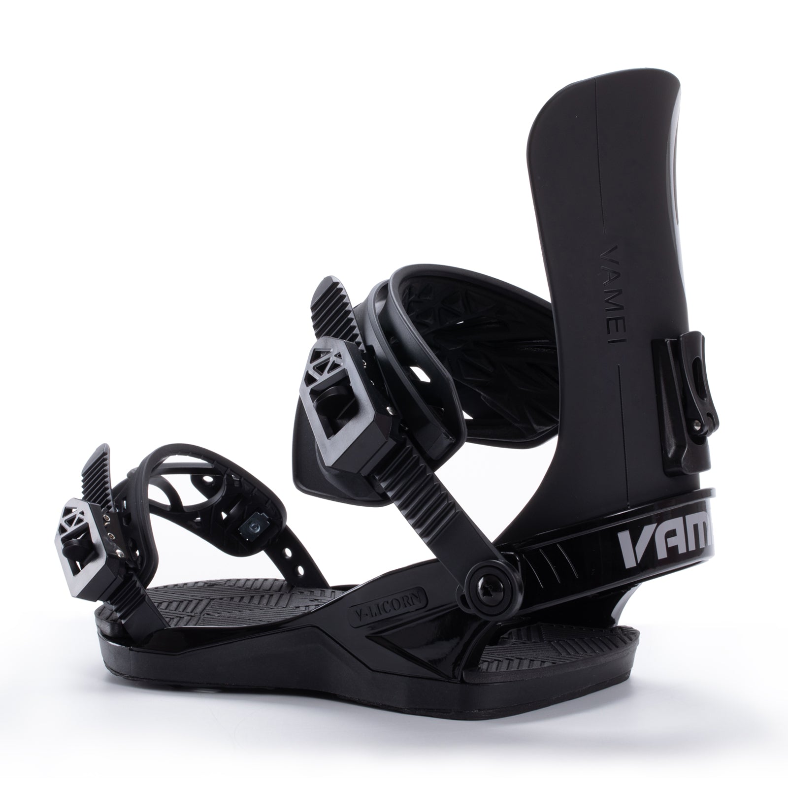 VAMEI White Snowboard Bindings for Adults Black