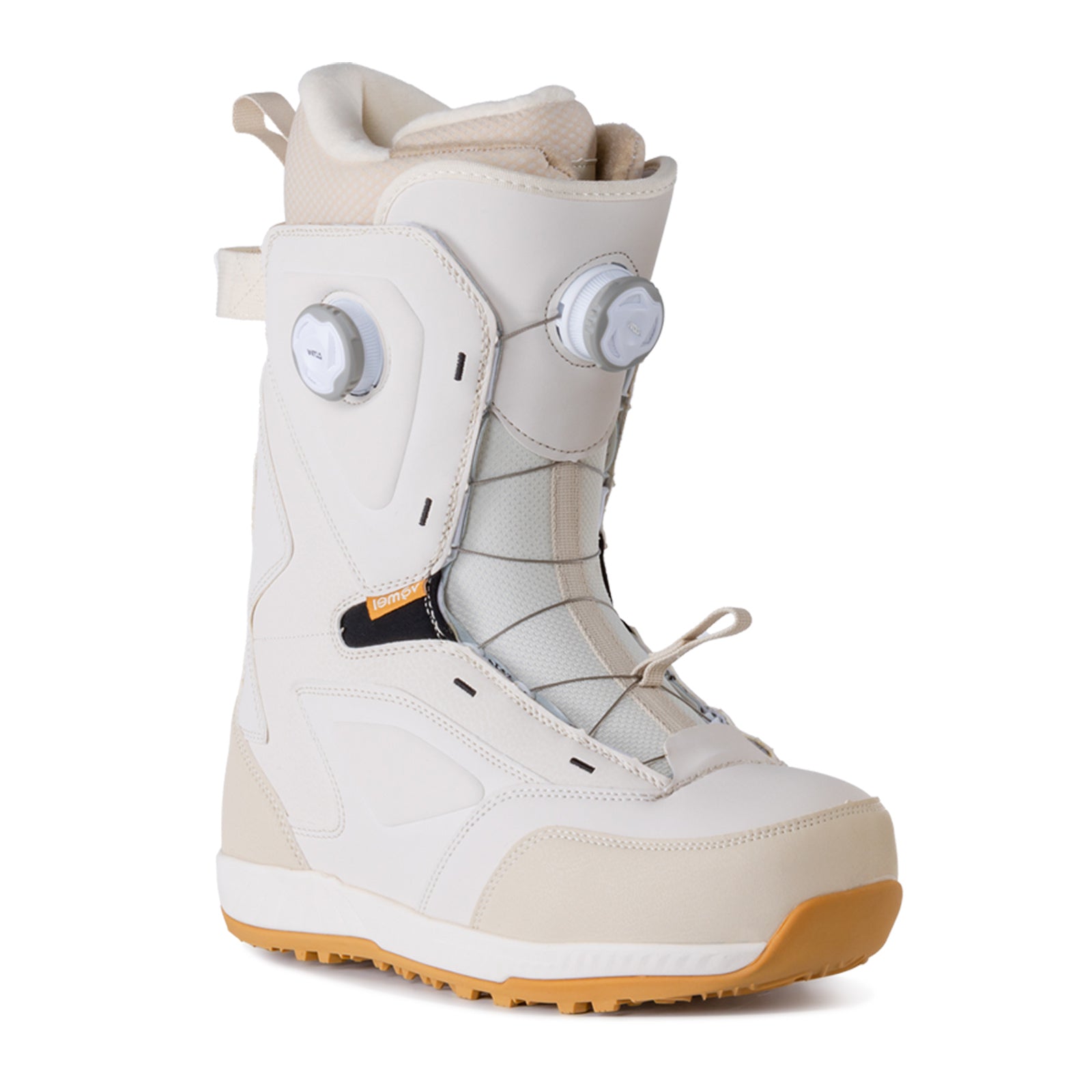 VAMEI Womens Mens Snowboard Boots Offwhite