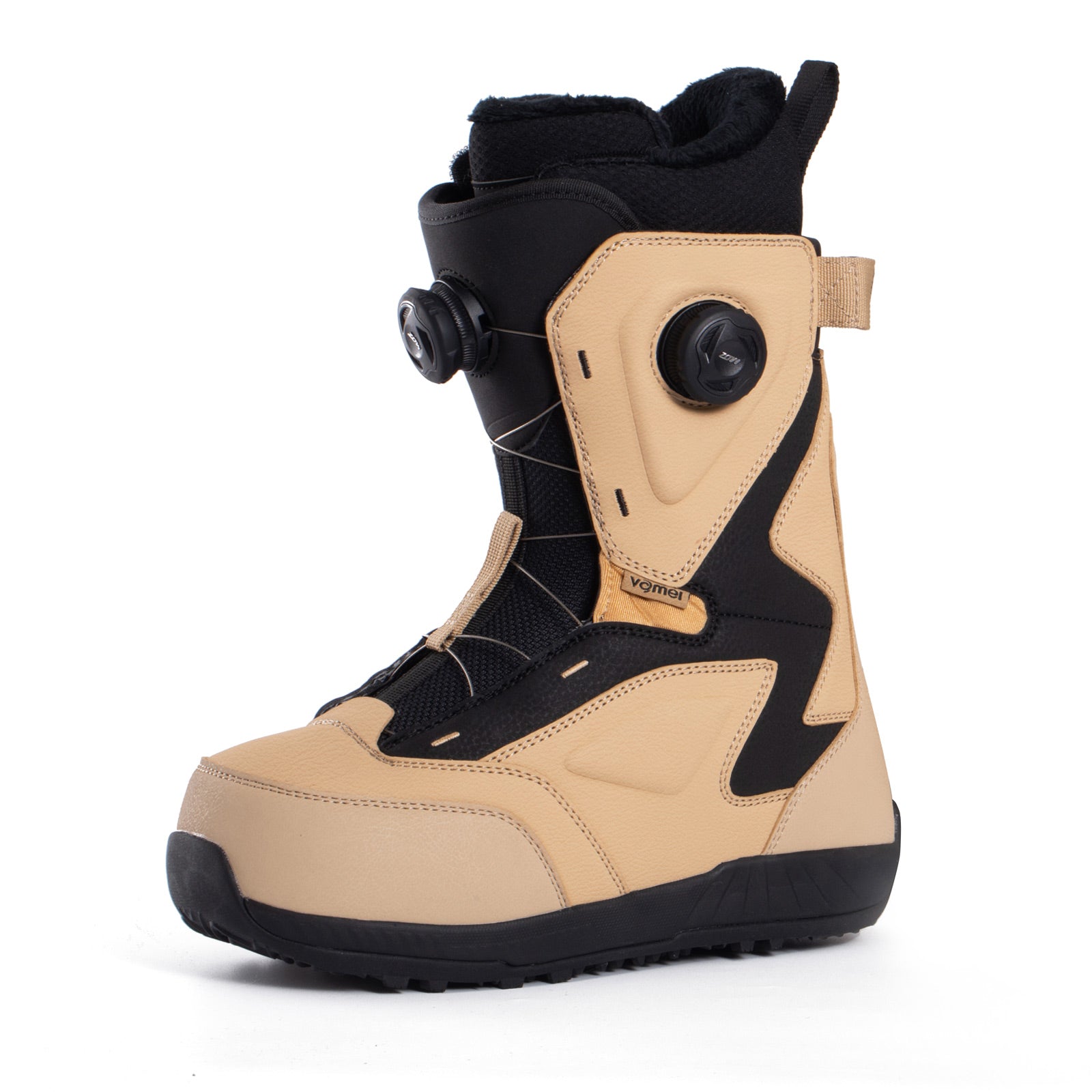 VAMEI Womens Mens Snowboard Boots Brown