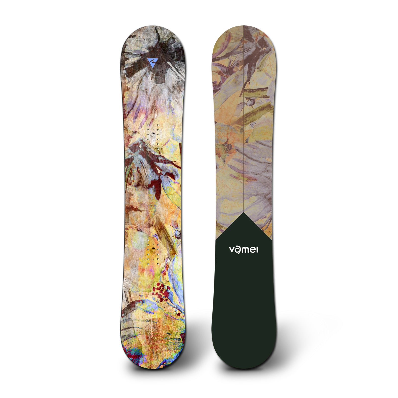 Vamei Snowboard, Carbon Fiber, Triaxial Glass Fiber, Camber, Twin, All- Mountain, Snowboard VM69